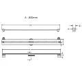 Душевой лоток Berges Super Slim 80 092154 золото глянец