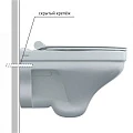 Унитаз подвесной Berges Albit S 082147 белый глянец