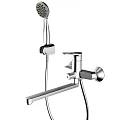 Смеситель для ванны с душем Bravat Eco-D F693158C-LB хром