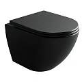 Унитаз подвесной Ceramica Nova Metropol CN4002TMB черный матовый