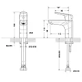 Смеситель для раковины Bravat Real F1121179CP хром