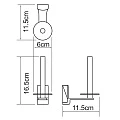 Держатель для запасных рулонов Wasserkraft Exter K-5297 бронзовый