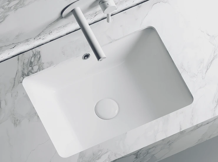Раковина встраиваемая под столешницу Ceramica Nova Element 55см CN6045 белая