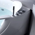 Акриловая ванна Orans 150x150 с гидромассажем OLS-BT65103 белая глянцевая