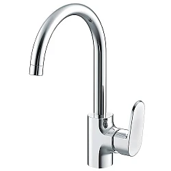 Смеситель для кухни Bravat Pure F7105161C хром