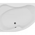 Акриловая ванна Aquanet Capri 170x110 L с каркасом 203914 + 242142 белая глянцевая