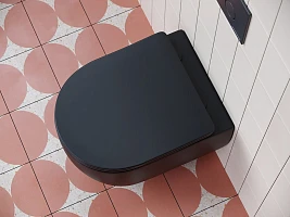 Унитаз подвесной Ceramica Nova Play CN3001MB черный матовый