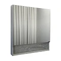 Зеркало-шкаф Comforty Никосия 70 00-00006163CF дуб белый