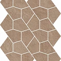 Керамическая мозайка Italon Eternum Gold Mosaico Kaleido 36х28 см 620110000196 бежевая