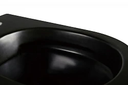 Унитаз подвесной ABBER Bequem AC1103MB черный матовый