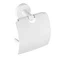 Держатель для туалетной бумаги с крышкой Bemeta 104112014 белый