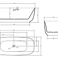 Акриловая ванна ABBER 170x75 AB9260 белая глянцевая