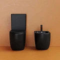Унитаз-компакт Ceramica Nova Metropol CN4001TMB черный матовый