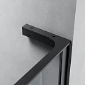 Душевая перегородка Veconi Korato KR-77B 70см KR77B-70-01-C9 профиль черный, стекло прозрачное