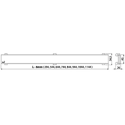 Решетка AlcaPlast Design-Antic 55 DESIGN-550ANTIC бронза