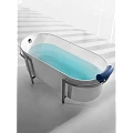 Акриловая ванна Orans 175x86 BT-NL602 синяя глянцевая