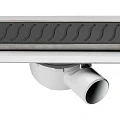 Душевой лоток Vincea Say Optima 70 SAY.601.70.B.M.S.BUK черный матовый / хром