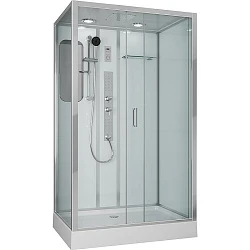Душевая кабина Niagara Premium 120х80см NG-6012-01GQR профиль хром