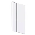 Акриловая ванна AM.PM Gem 170x70 с каркасом, шторкой и душевой системой W90ASET-170D3W5 белый, хром