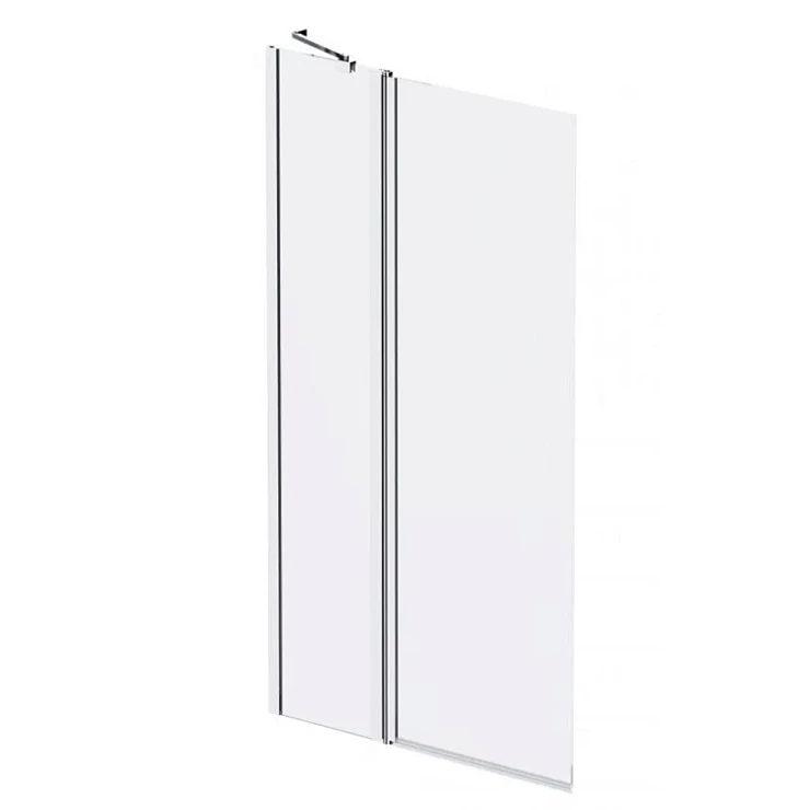 Акриловая ванна AM.PM Gem 170x70 с каркасом, шторкой и душевой системой W90ASET-170D3W5 белый, хром