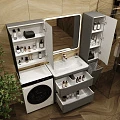 Тумба с раковиной Style Line Бергамо мини 80 напольная, антискрейч серый матовый