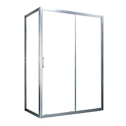 Душевой уголок Vegas Glass ZP+ZPV NOVO h2000 100*80 07 01 профиль хром матовый
