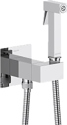 Гигиенический душ Aquatek Лира AQ1025CR со смесителем, хром глянцевый