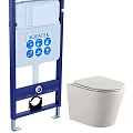 Комплект унитаз Set Aquatek Вега AQ1905-00+инсталляция Aquatek 50 INS-0000012