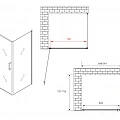 Душевой уголок ABBER Sonnenstrand 90x75см AG04090B-S75B профиль черный, стекло прозрачное