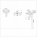 Смеситель для ванны с душем Bravat Stream-D F637163C-LB хром