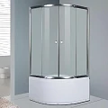Душевой уголок Golden Frog 100x100см SRGF-091 (100) с поддоном, профиль хром, стекло прозрачное