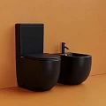 Унитаз-компакт Ceramica Nova Metropol CN4001TMB черный матовый