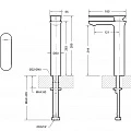 Смеситель для раковины Bravat Frey F1368401CP-ENG хром