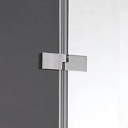 Душевой уголок Cezares Bergamo 120x80см BERGAMO-W-AH-1-120/80-P-Cr-R профиль хром, стекло рифленое