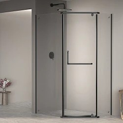 Душевой уголок RGW Passage PA-091B 90x120см 35089192-14 профиль черный, стекло прозрачное