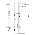 Душевая стойка Timo Selene SX-1041/00 хром