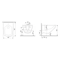 Биде подвесное AM.PM Inspire 2.0 C50A3411WH белый глянец