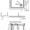 Душевой поддон Wasserkraft Amper 90x90см 29T03 белый
