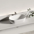 Раковина накладная Ceramica Nova Twist CN12001MW белая матовая