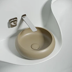 Раковина накладная Ceramica nova Element 360*360*120мм CN6050MC капучино матовая