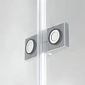 Душевой уголок Cezares Crystal 80x80см CRYSTAL-S-R-2-80-C-Cr профиль хром, стекло прозрачное