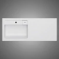 Тумба с раковиной AM.PM X-Joy 60 L под узкую стиральную машину, белая