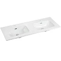 Раковина двойная встраиваемая Ceramica Nova Element 120см CN7004 белый