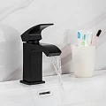 Смеситель для раковины Gappo G1007-6 черный матовый