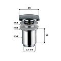 Донный клапан для раковины Remer RR 904 SСС хром