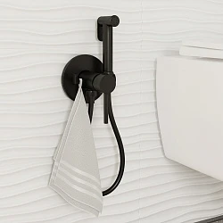 Гигиеническая лейка IDDIS Bidet Hand Shower 020BBLGi20 латунь, черная матовая