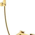 Смеситель для ванны с душем Boheme Qubic 473-MG matt gold