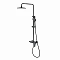 Душевая стойка Lemark Bronx LM3760BL черная матовая