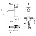 Смеситель для раковины Aquatek Классик AQ1510MB матовый черный
