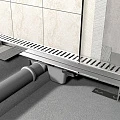Душевой лоток AlcaPlast APZ1 750 с опорами, хром